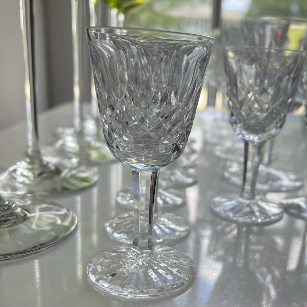 Set of 6 Vintage Waterford Cordial Glasses